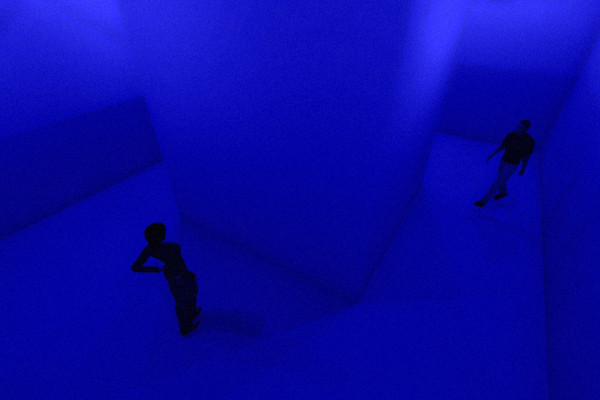 Waldorf Project Chapter Two - COLOUR. 3-11 February 2015. Theatre Art Installation Dining. BLUE ROOM