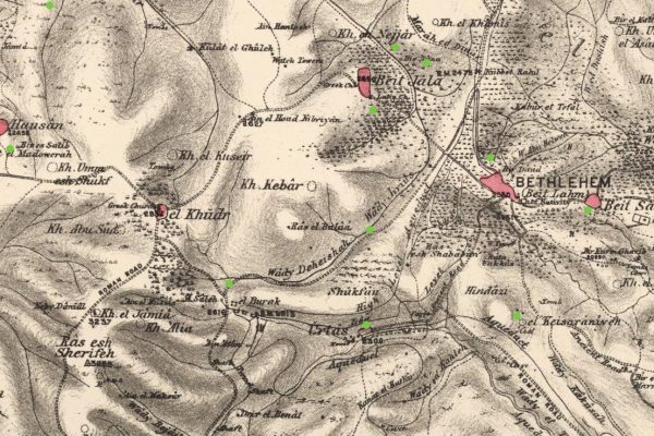 Yves Berger, Palestine map