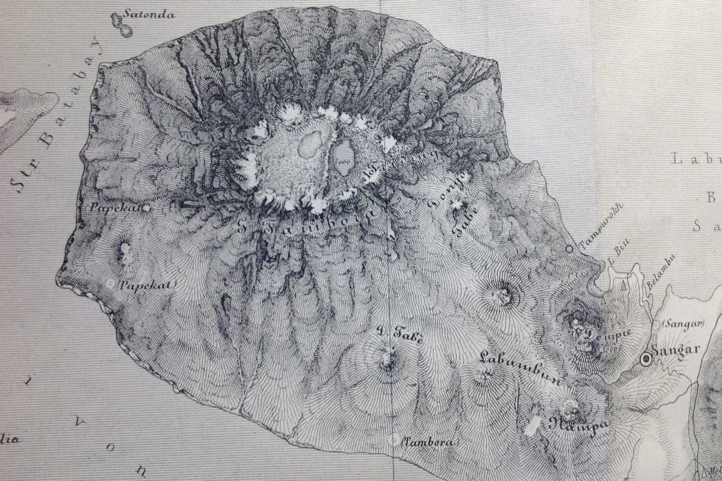 Map of the Sanggar peninsula, 1847